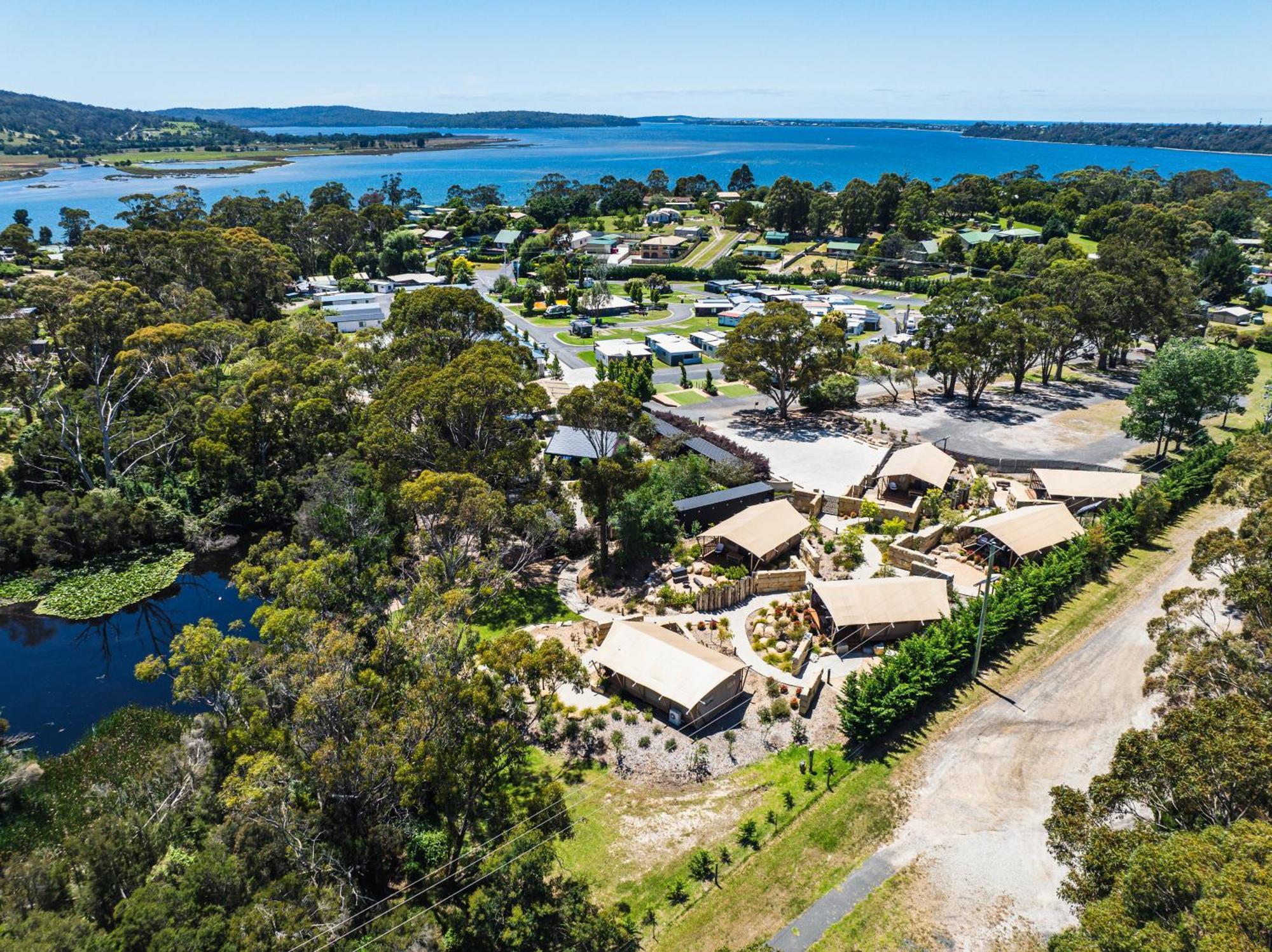 ホテル Glamping 148 Tasmania セントへレンズ エクステリア 写真