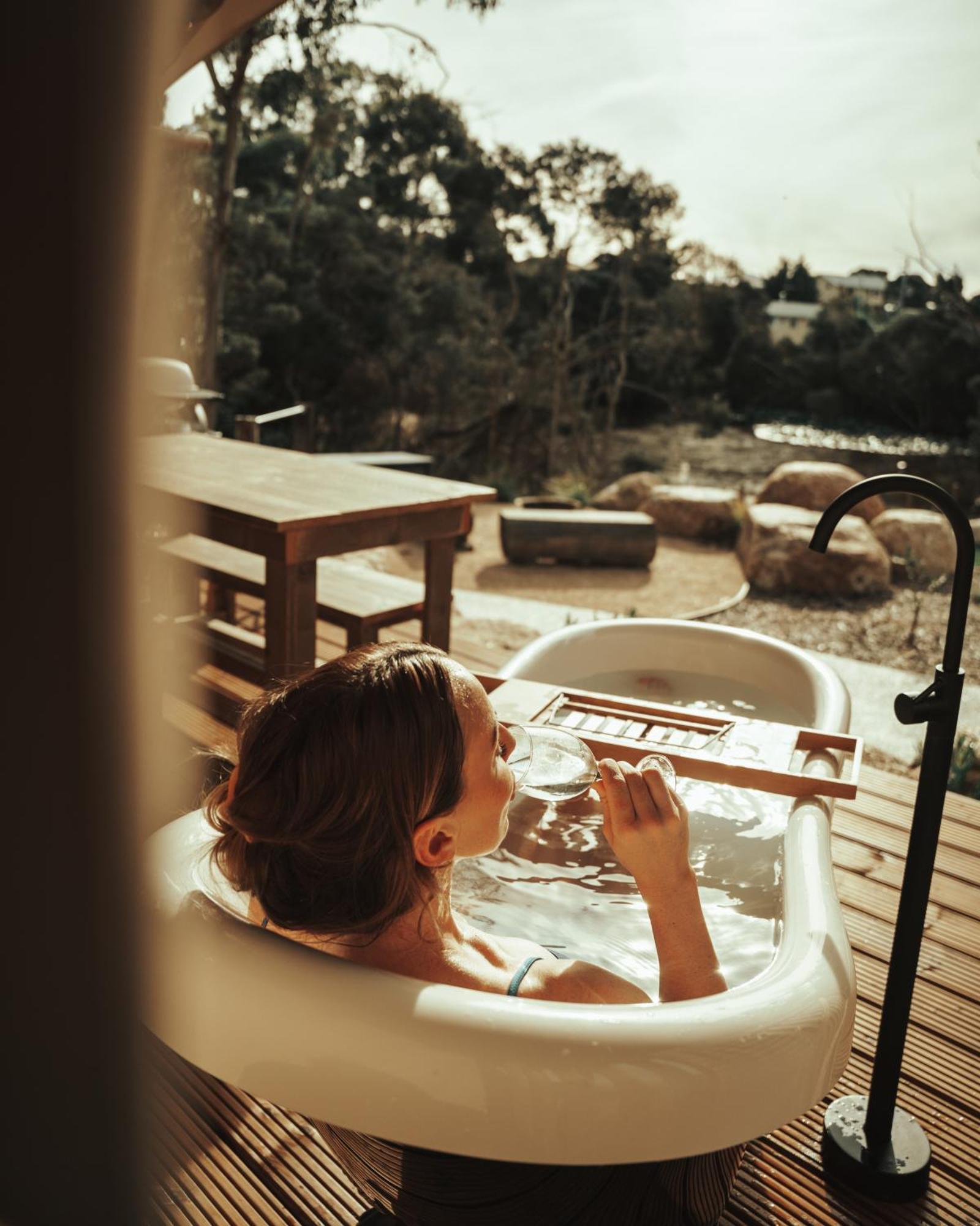 ホテル Glamping 148 Tasmania セントへレンズ エクステリア 写真