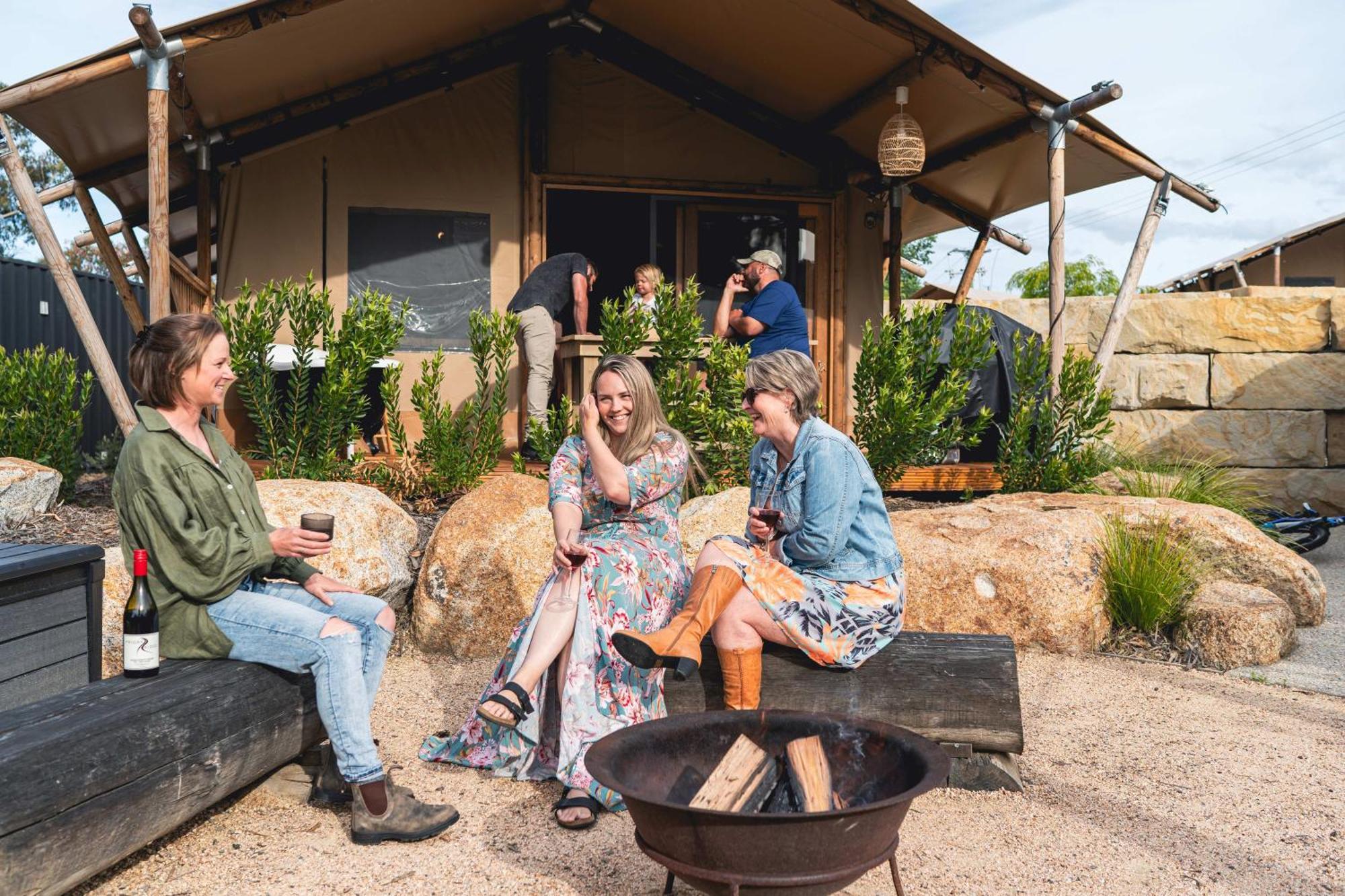 ホテル Glamping 148 Tasmania セントへレンズ エクステリア 写真